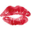 Lipstick kiss mouth