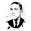 HP Lovecraft digital painting remixed