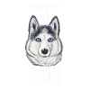 Husky dog puppy gift