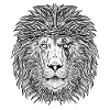 Lion Jésus Roi Animaux Crue