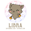 Libra Zodiac cat