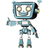 blue robot