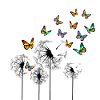 Pusteblume and butterflies