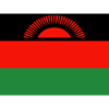 Bouche avec drapeau Malawi