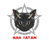 Salve Satanás Gato - Gato en Pentagrama