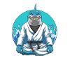 BJJ Shark - Shark in Jiu Jitsu Gi