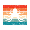 Silhouette of octopus