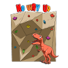 Funny Boulder Dinosaur - Desperate T-Rex