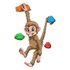 Boulder Monkey - cute climbing monkey