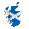 Scotland Map Scottish Flag Scots