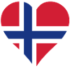 Norwegen als Herz