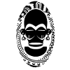 Masque africain black