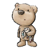 Bear with stuffed