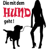 Hund Gassi Gehen Frau