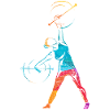 Twirling bar turning