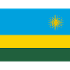 Bouche avec le drapeau Rwanda