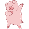 Cute Dabbing Pig