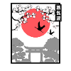 Japanese Japan Art Style Japanese sun art