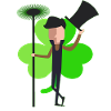 Chimney sweep shamrock