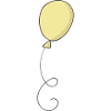 Yellow balloon