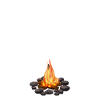 Ich habe Feuer gemacht!