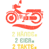 Moped zweitakter Mofa Spruch Eier