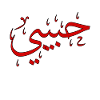 Habibi treasure in Arabic