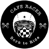 Cafe racer biker logo