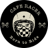 Cafe racer logo gold