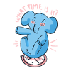 Elephant Clock