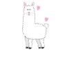 Alpaca llama funny girl saying