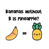 Banan er det samme som ananas - Morsomt - Meme