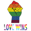 L'amour gagne la fierté gay