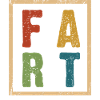 Lustiges Retro-Furz-Design - Furz