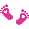 Baby feet baby foot pink