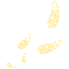 Feathers - Symbol / gold