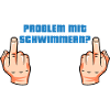 Problem Schwimmer Mittelfinger