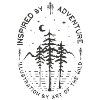 Badge inspired by adventure black
