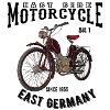 Moped DDR SR 1 from Suhl Motorcycle East Germany