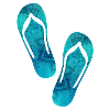 Badelatschen Flip Flops Yoga Sommer Strand Urlaub