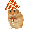 Hamster made chic - hat - tie