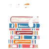 Bücherstapel Katze süßes Kätzchen