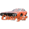 charger orange 1973