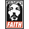 Faith black / white / red