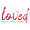 loved - script (red)