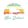 Retro New Zealand kiwi