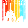 PAPA Rainbow Bear Silhouette