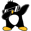 Dabbing Pinguin