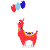 Llama balloon