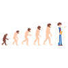 Evolution Zahnarzt Lustige Geschenkidee